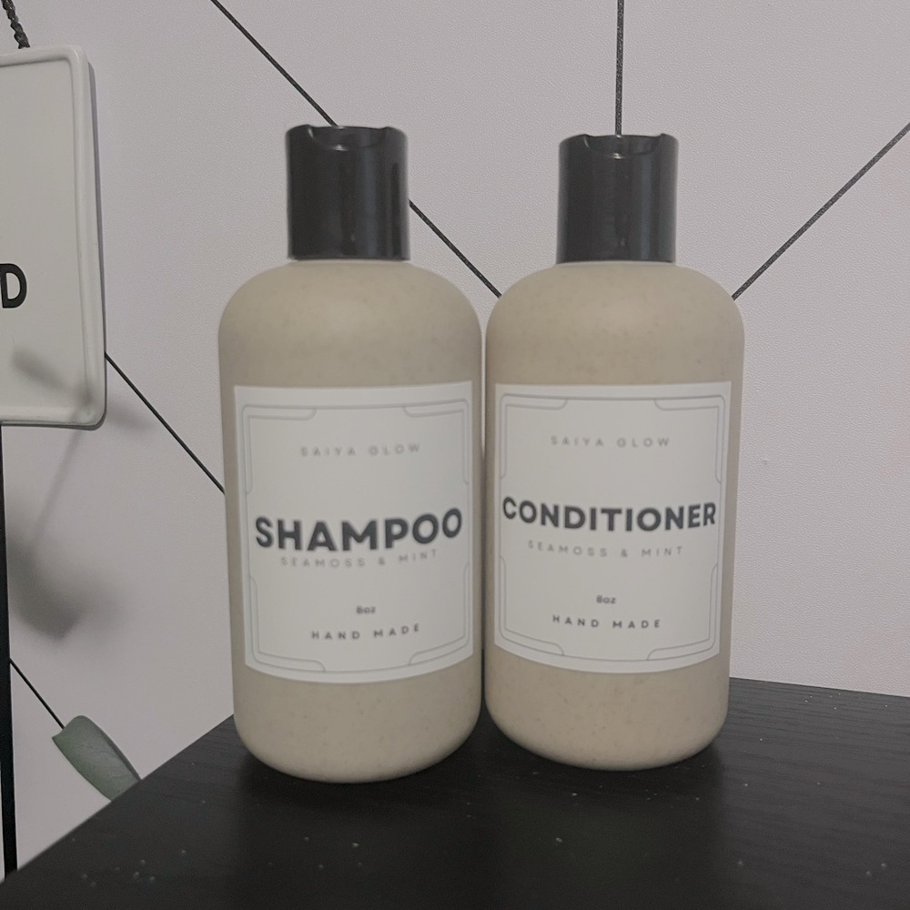 🧖🏻‍♀️S-EAMOSS SHAMPOO & CONDITIONER BY SAIYA GLOW🧡